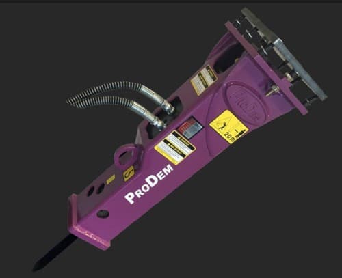 Prodem PRB030 hydraulic breaker attachment